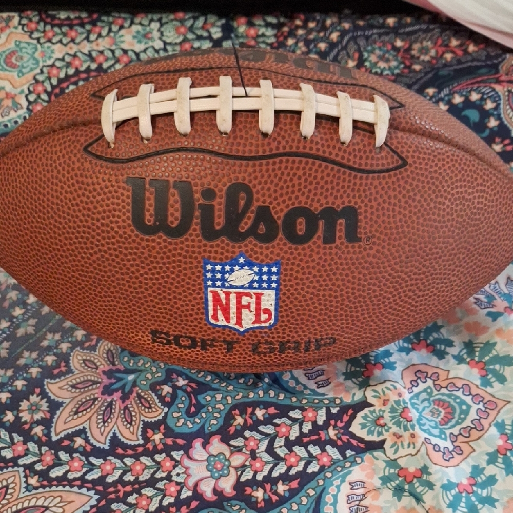 Wilson Brown Football with White Laces
